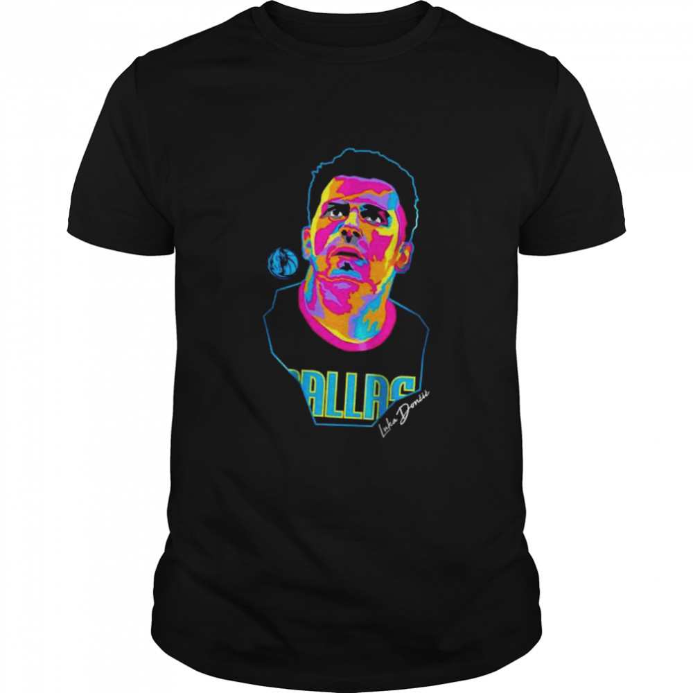 luka Doncic Dallas Mavericks Artist Series shirt Classic Men's T-shirt