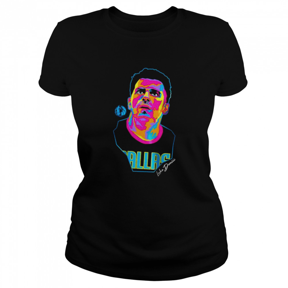 luka Doncic Dallas Mavericks Artist Series shirt Classic Women's T-shirt
