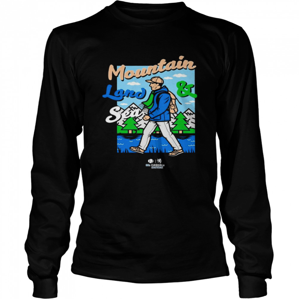 Mountain Land and Sea shirt Long Sleeved T-shirt