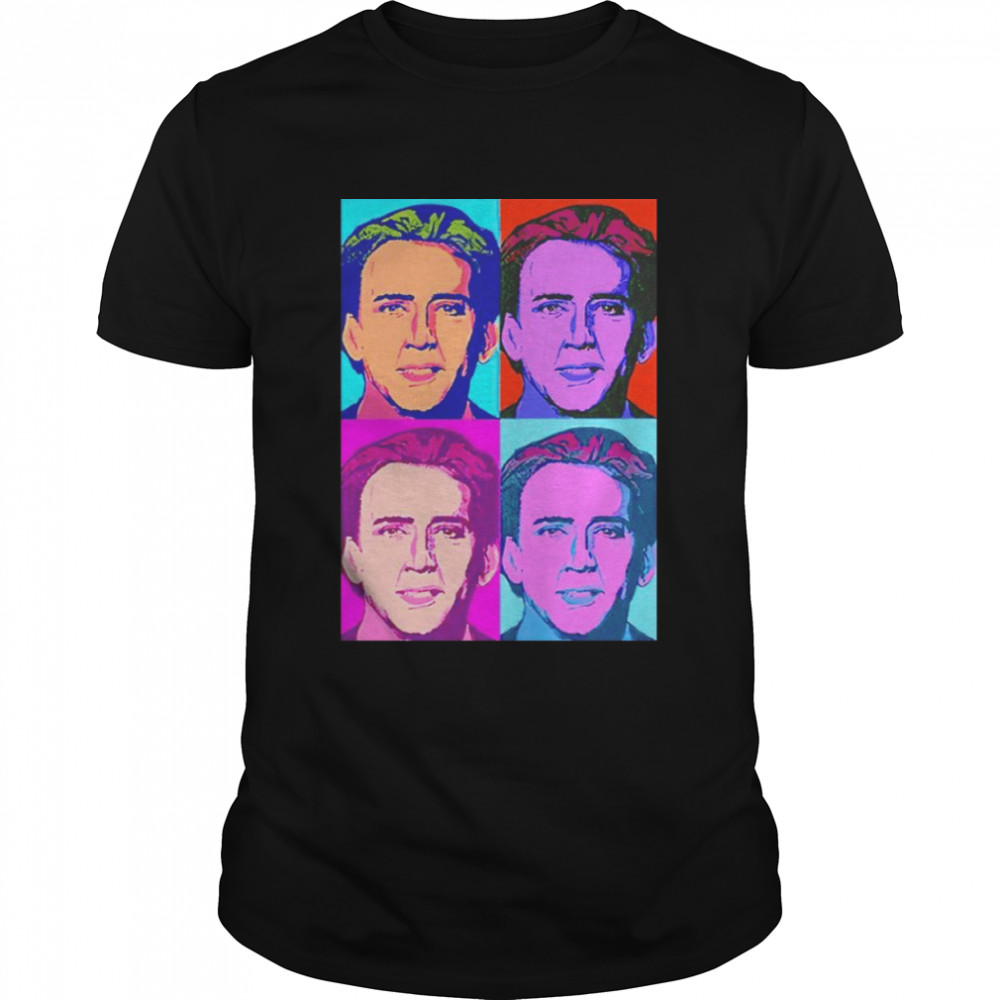 Nicholas cage pop art parody shirt Classic Men's T-shirt