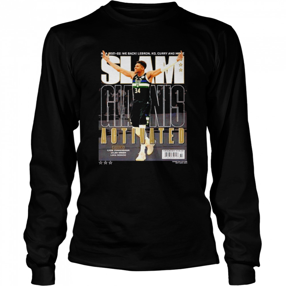 Slam Cover Giannis Antetokounmpo shirt Long Sleeved T-shirt
