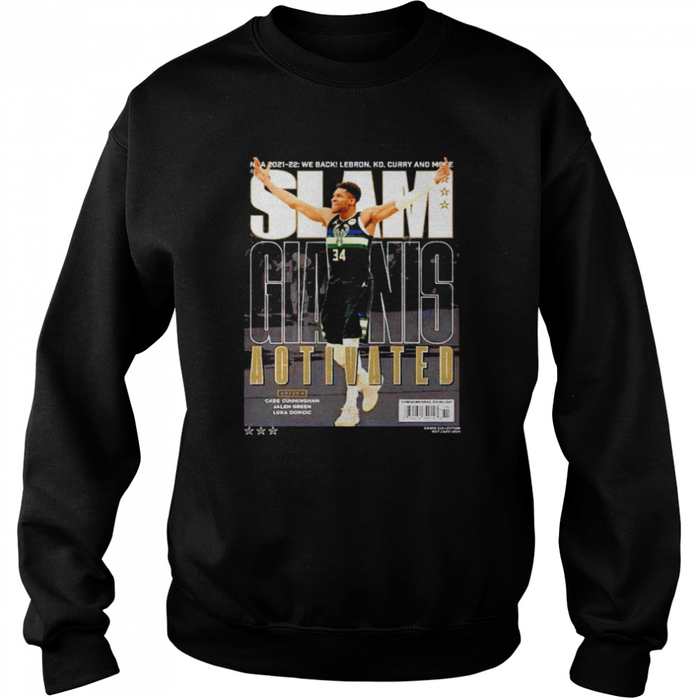 Slam Cover Giannis Antetokounmpo shirt Unisex Sweatshirt