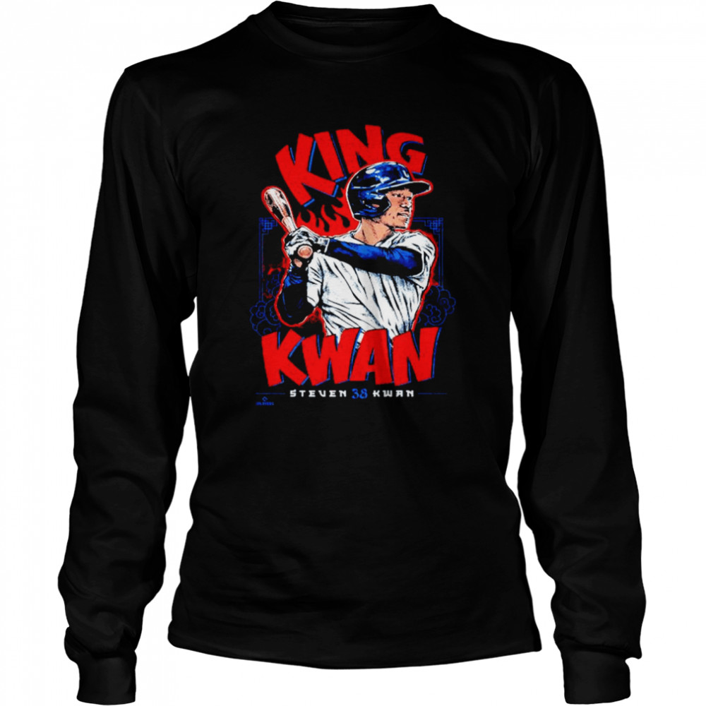 Steven Kwan King Kwan Cleveland Guardians shirt Long Sleeved T-shirt