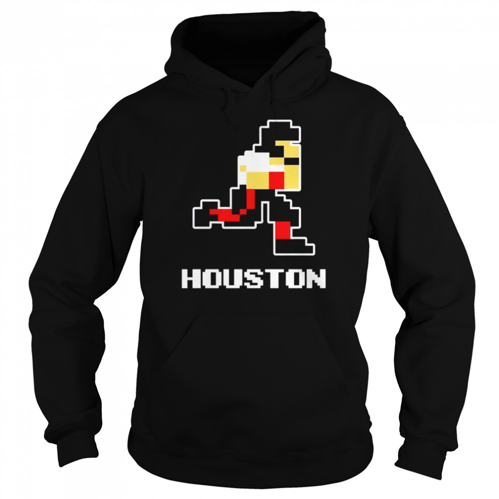 8 Bit Houston Football Unisex Hoodie