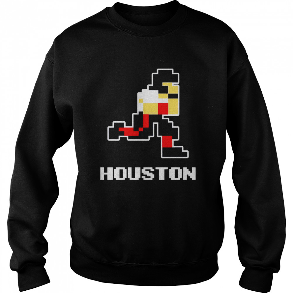 8 Bit Houston Football Unisex Sweatshirt