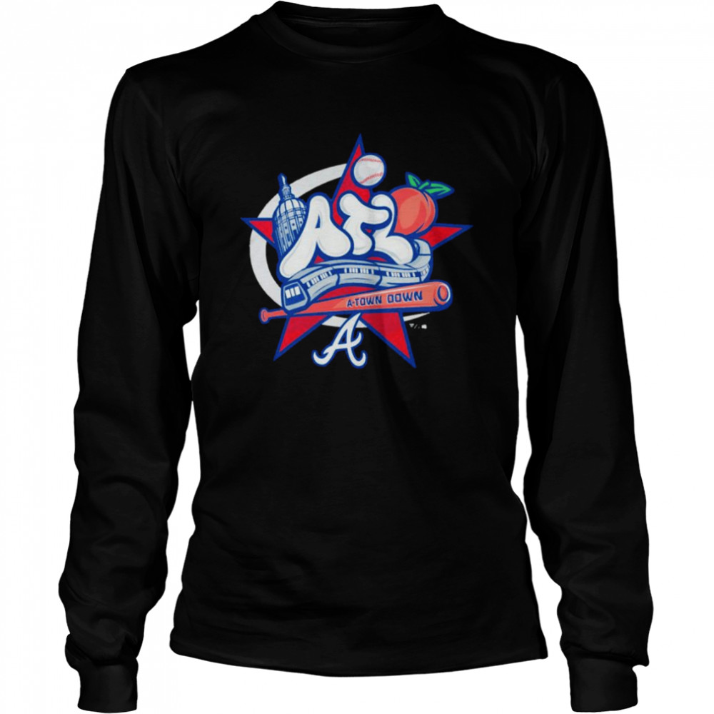 Atlanta Braves A-Town Down Hometown Collection shirt Long Sleeved T-shirt