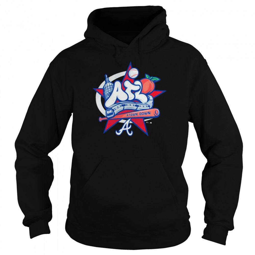 Atlanta Braves A-Town Down Hometown Collection shirt Unisex Hoodie