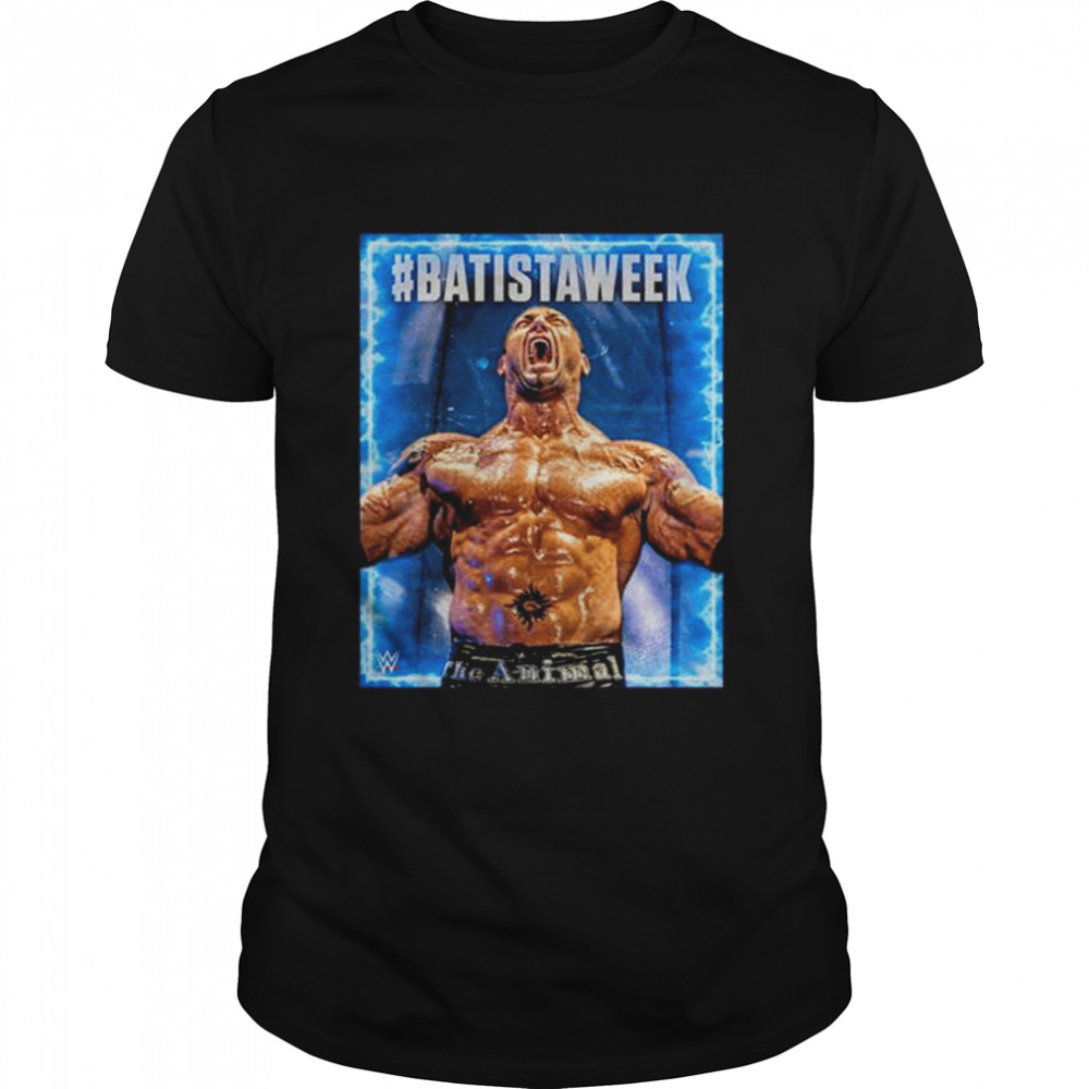 Dave Bautista Anniversary 20 Year WWE Batista Week T-Shirt