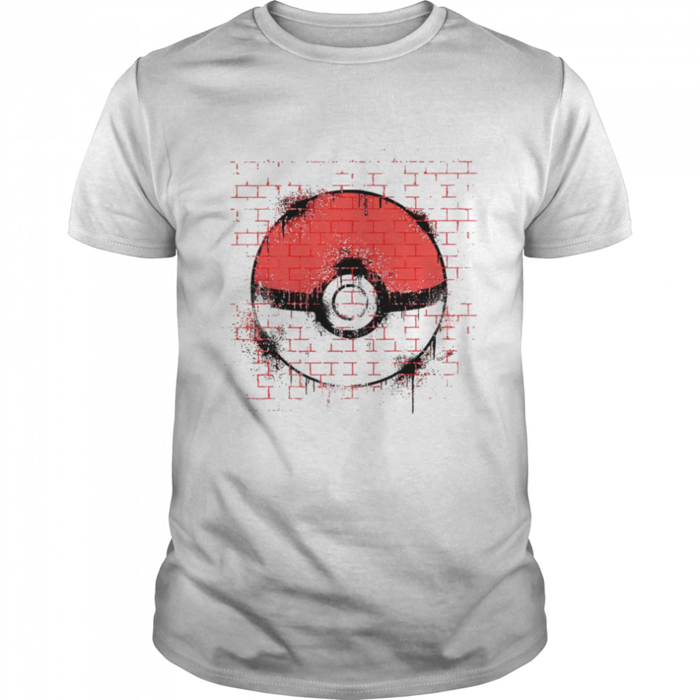 Pokemon Pokeball Graffiti 2022 T-shirt Classic Men's T-shirt