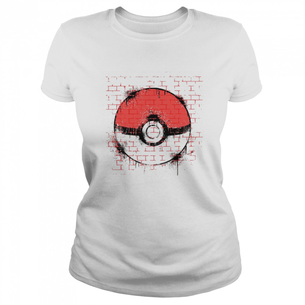 Pokemon Pokeball Graffiti 2022 T-shirt Classic Women's T-shirt