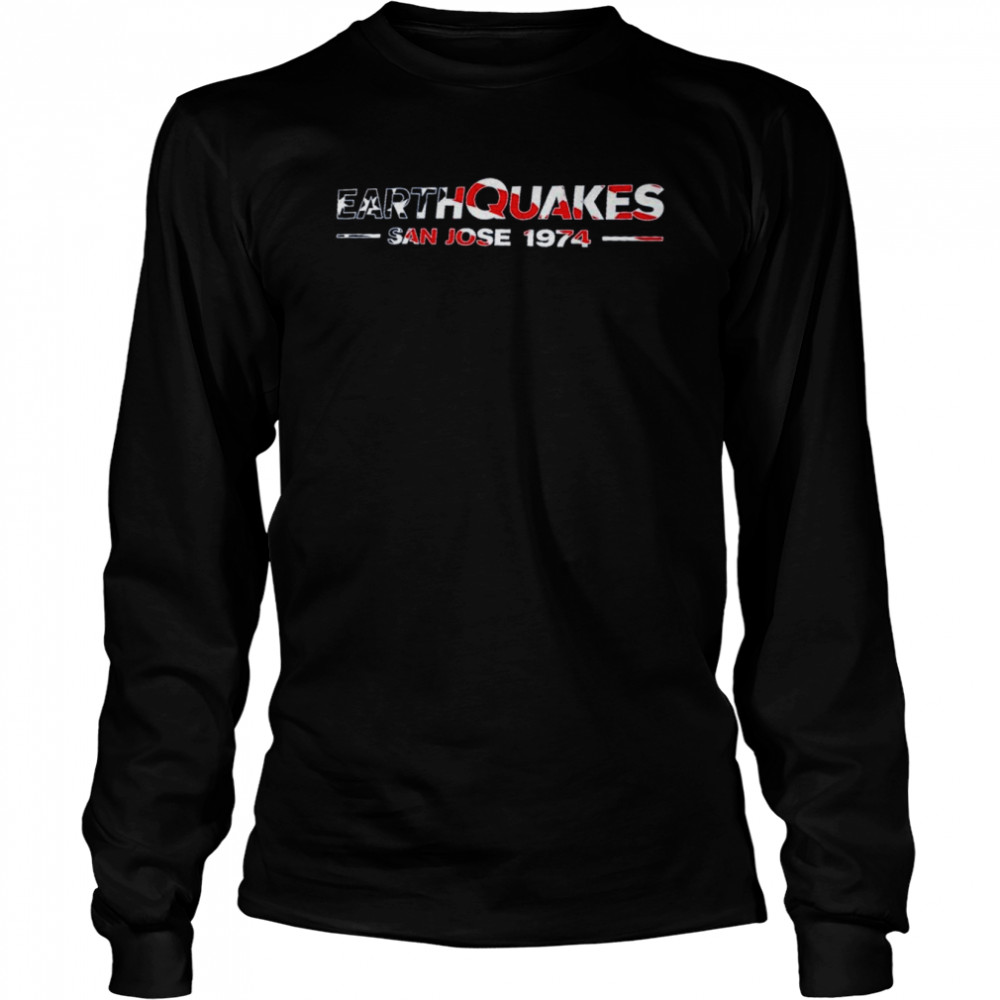 San Jose 1974 Earth Quakes shirt Long Sleeved T-shirt