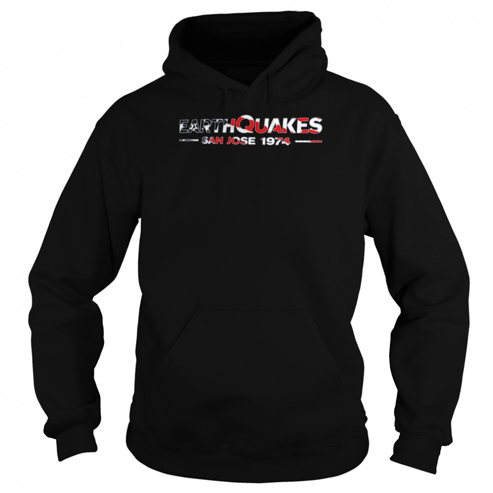 San Jose 1974 Earth Quakes shirt Unisex Hoodie