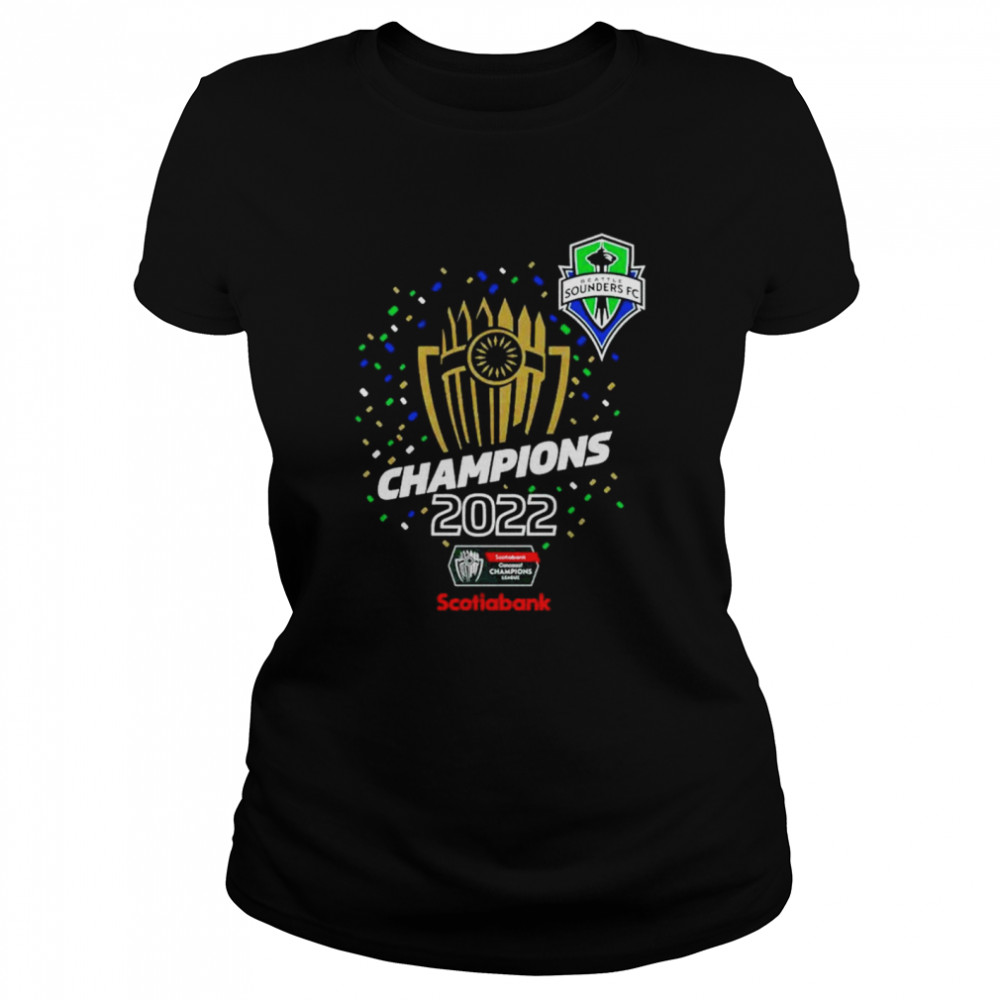 Seattle Sounders FC 2022 CONCACAF Champions League Champions shirt Classic Women's T-shirt