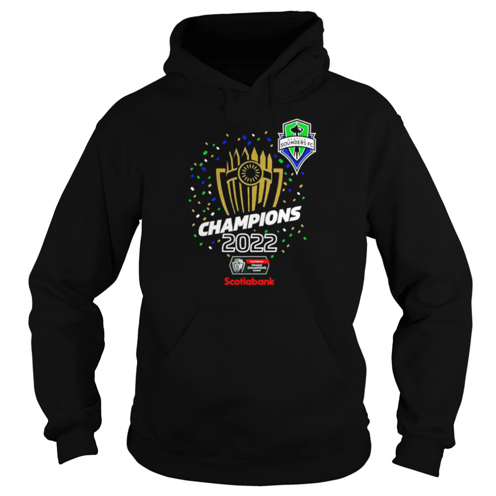 Seattle Sounders FC 2022 CONCACAF Champions League Champions shirt Unisex Hoodie