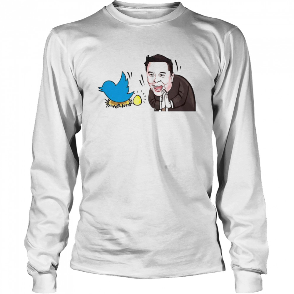 Twitter Spacex Funny Elon Musk Long Sleeved T-shirt