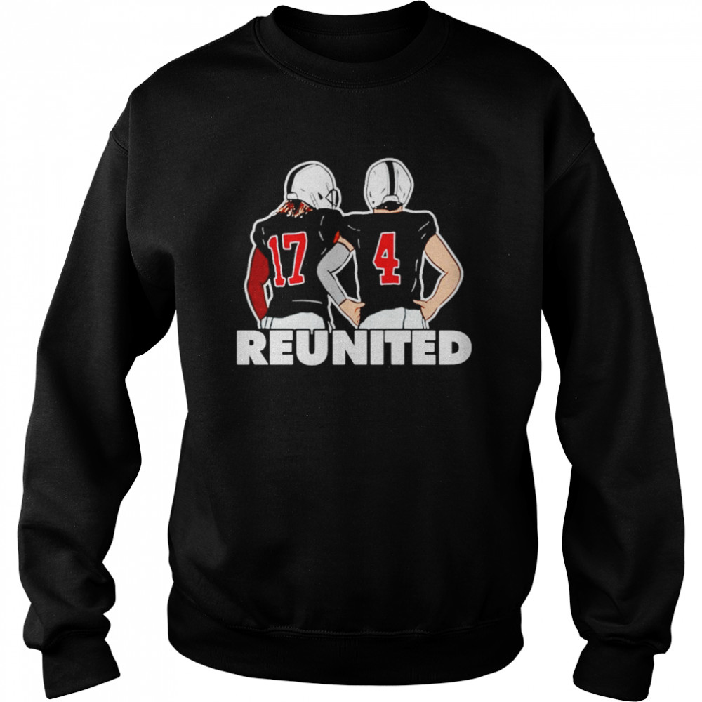 Derek Carr and Davante Adams Las Vegas Raiders Reunited shirt Unisex Sweatshirt