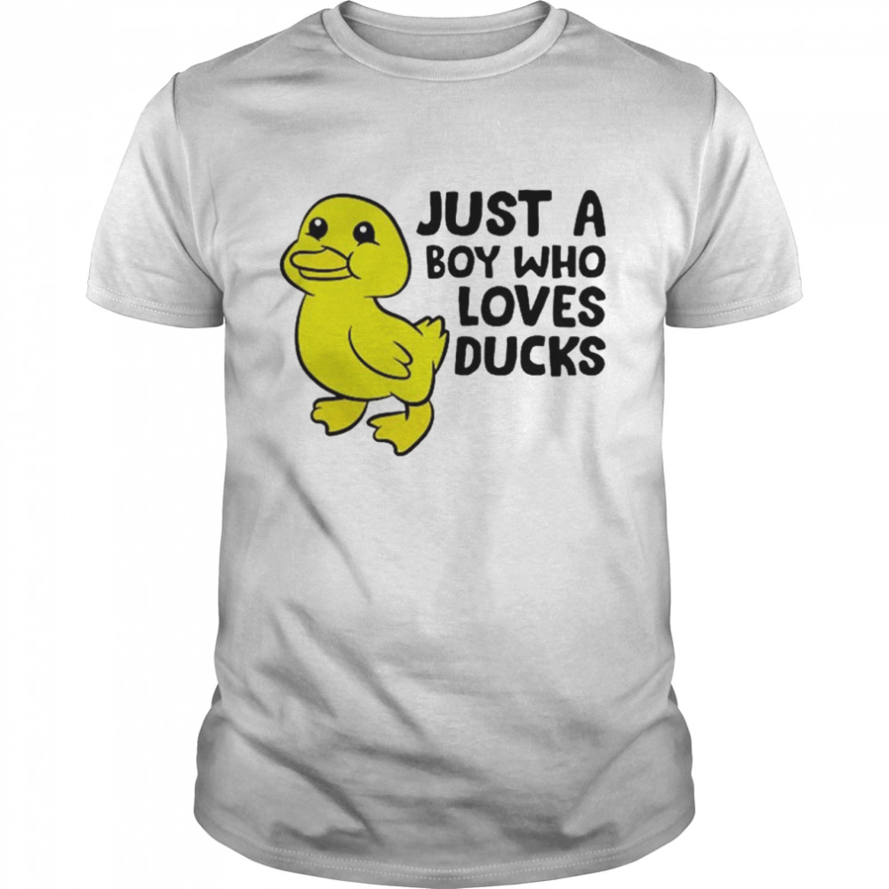 duck just a boy who loves ducks shirt Classic Men's T-shirt