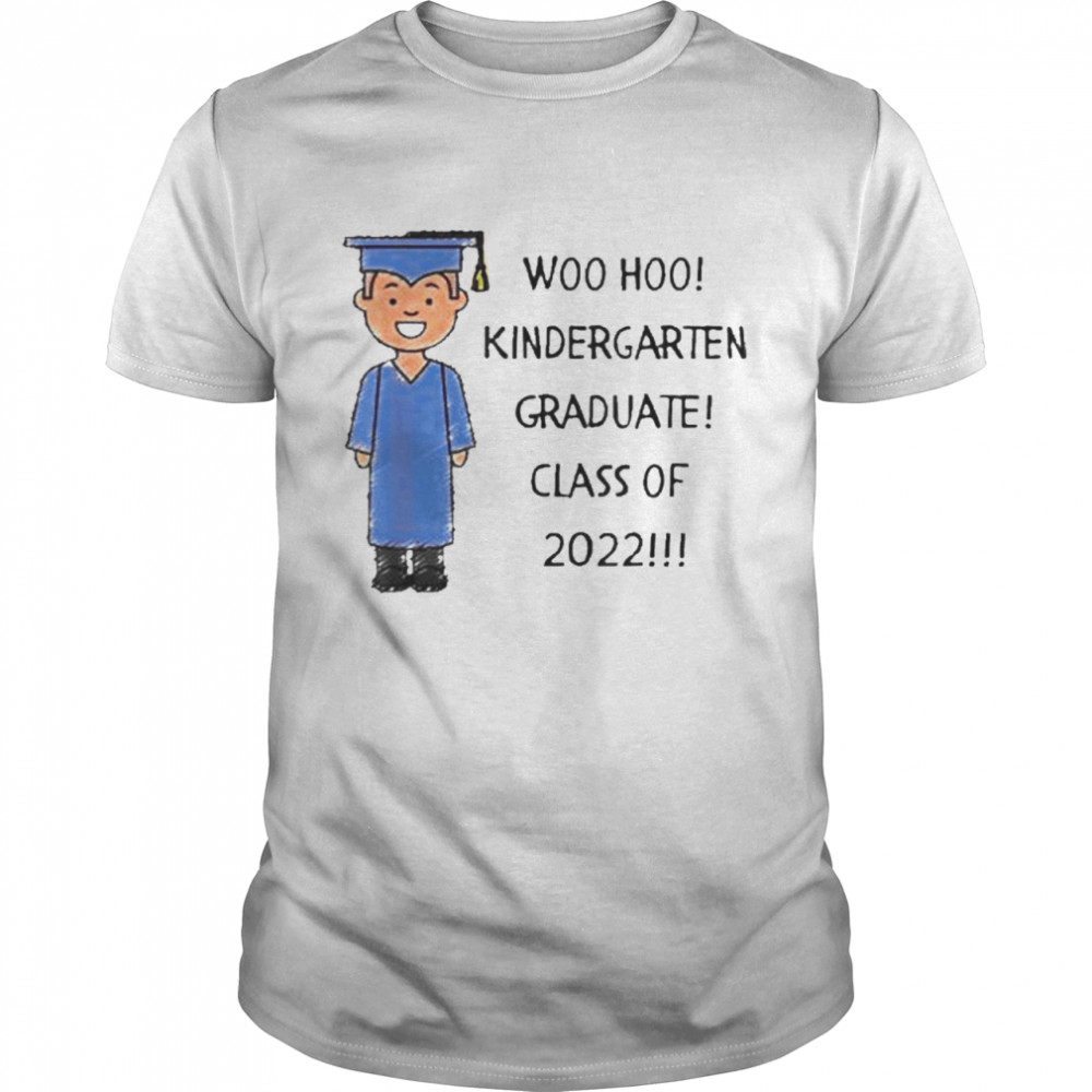 Kindergarten Boy Graduate Class of 2022 Graduation Moving Up  Classic Men's T-shirt