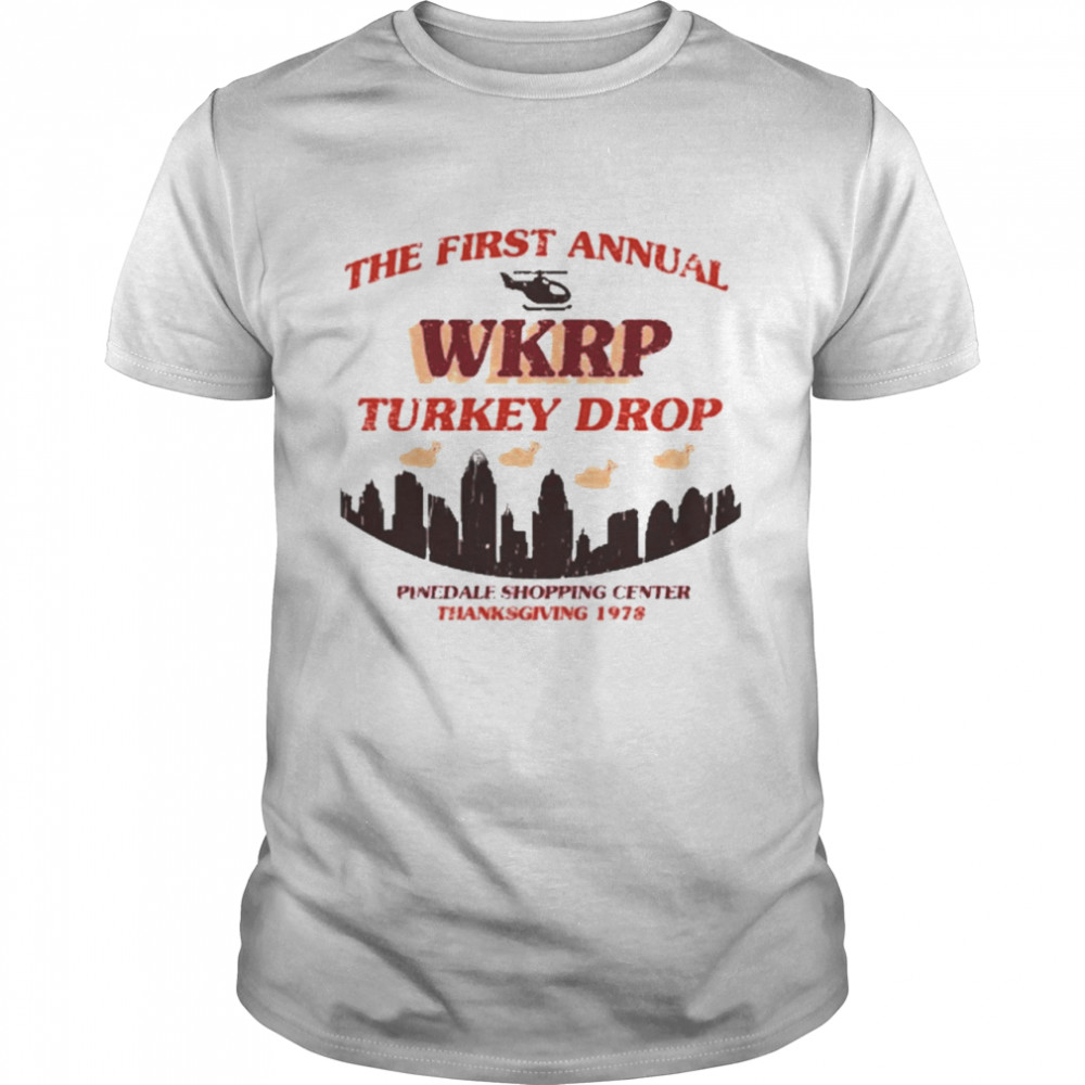 The Annual WKRP Turkey Drop Funny  Classic Men's T-shirt