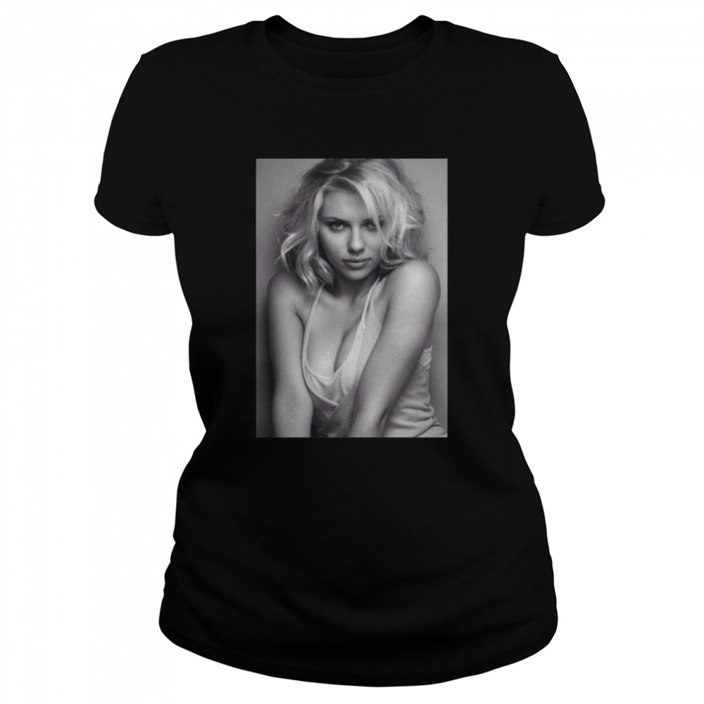 Flash Men T Shirt Great Quality Funny Man Cotton Scarlett Johansson Sexy  Movie Star Black Widow T-Shirt - T Shirt Classic