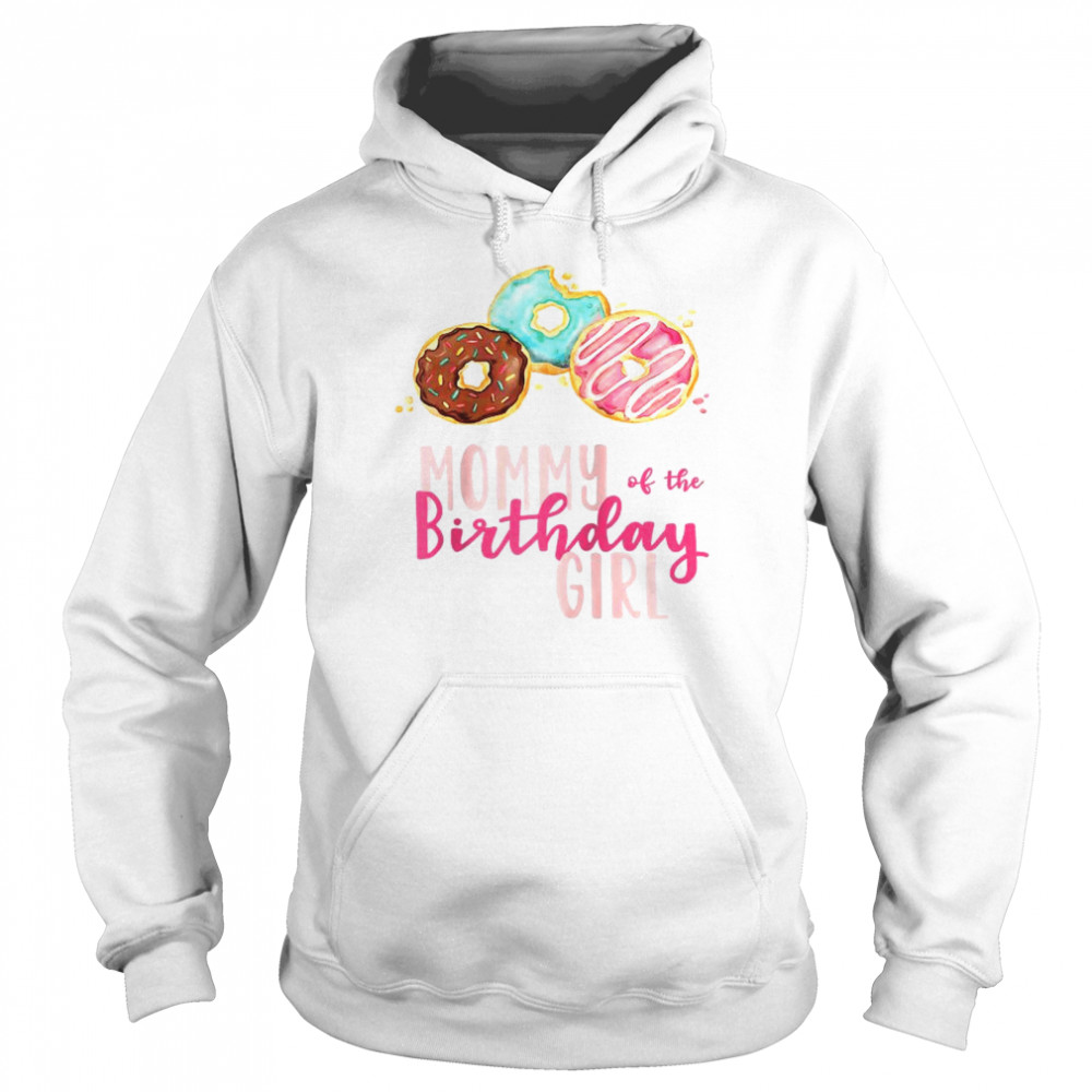 Geburtstagsparty mit Aufschrift Mommy of the Birthday Raglan Unisex Hoodie