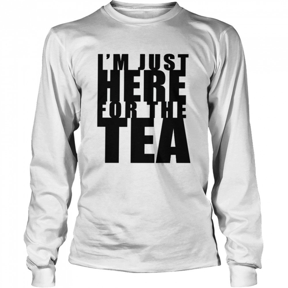 Ich bin nur wegen dess hier Langarmshirt Long Sleeved T-shirt