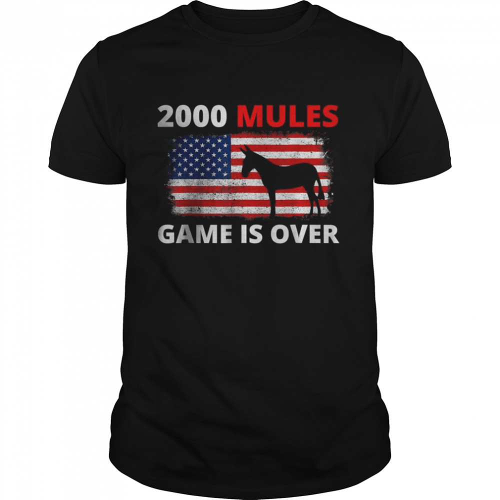2000 Mules Game Is Over T- Classic Men's T-shirt