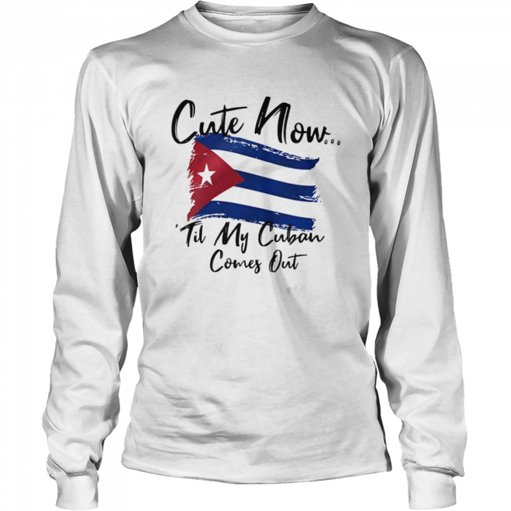 Cute Now Ladies Cuba T- Long Sleeved T-shirt