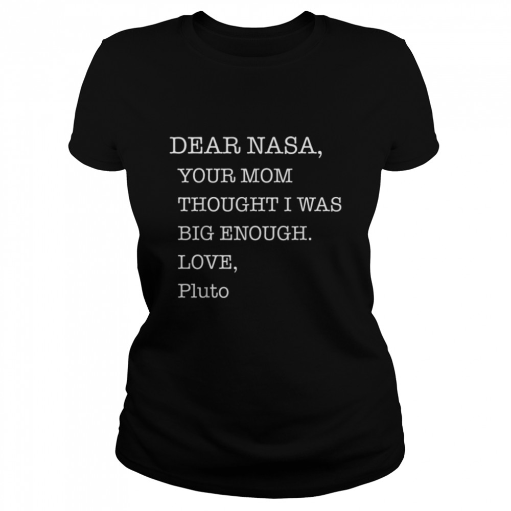 dear nasa pluto your mom