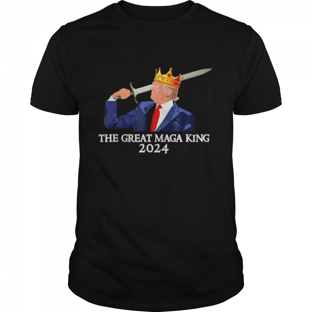 Donald Trump 2024 the great maga king election the return shirt Classic Men's T-shirt