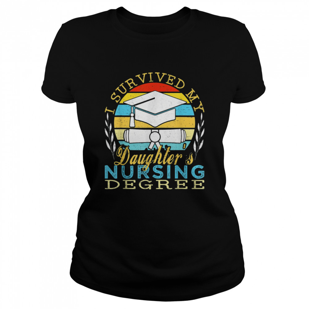 I Survived My Daughter’s Nursing Degree Classic Women's T-shirt