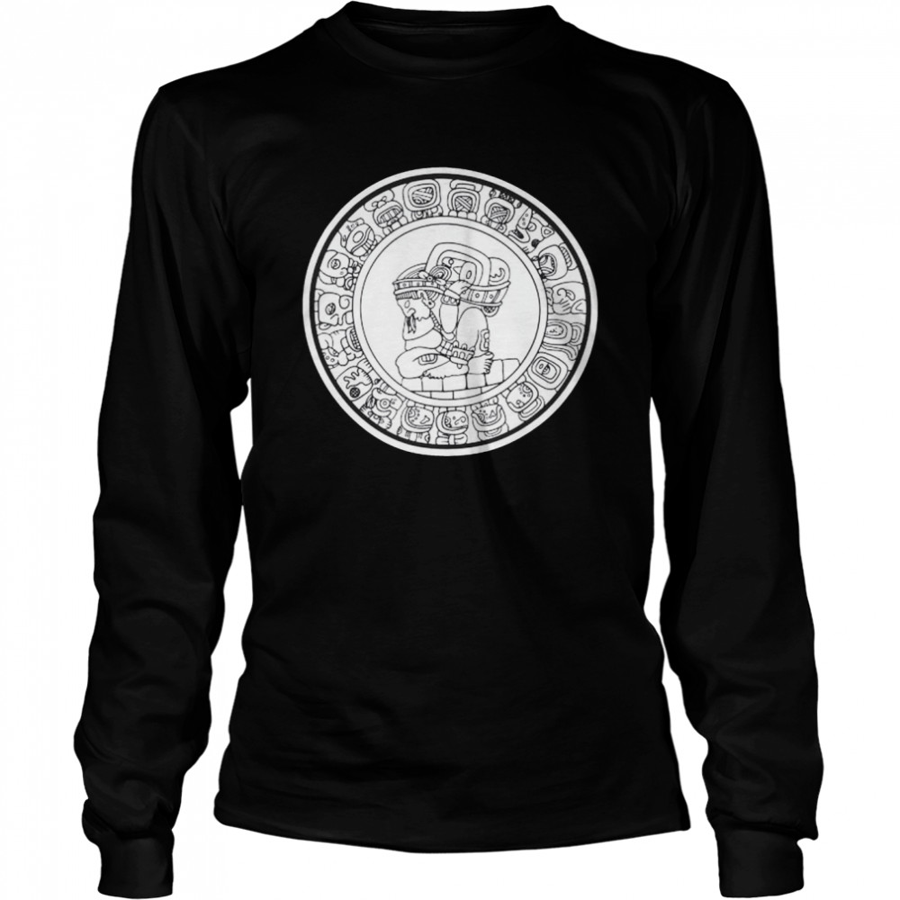 Mayan calendar aztec maya nation mesoamerica mexico shirt Long Sleeved T-shirt