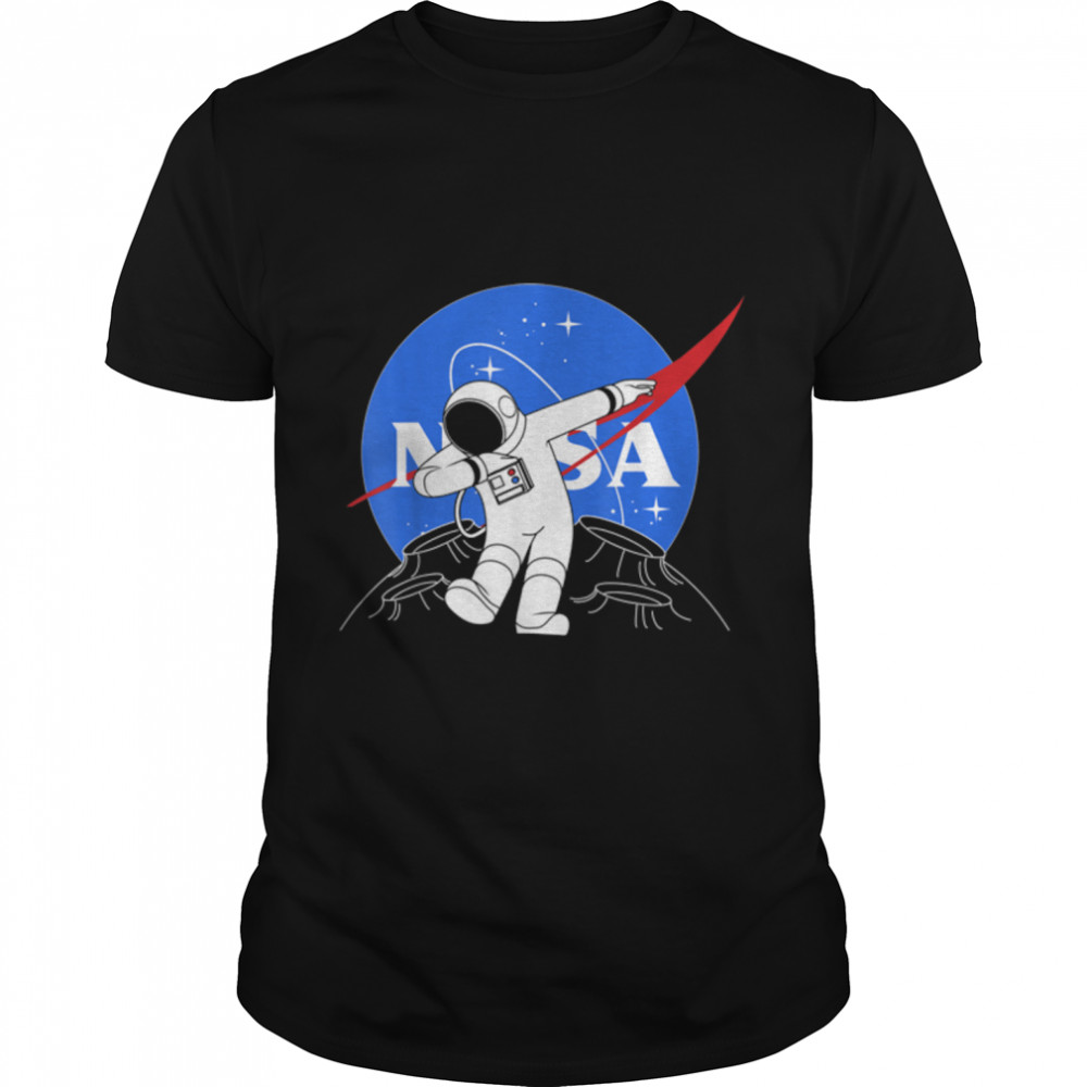 NASA Astronaut Dab On The Moon T- B07G3K7R9V Classic Men's T-shirt