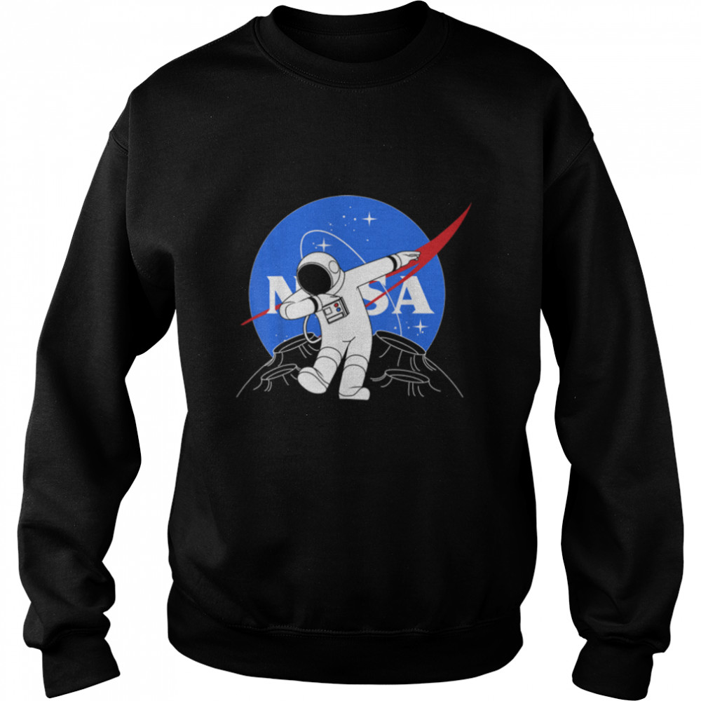 NASA Astronaut Dab On The Moon T- B07G3K7R9V Unisex Sweatshirt