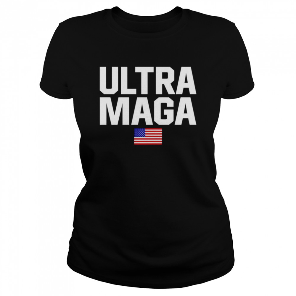 Ultra Maga American Flag Trump 2024 shirt Classic Women's T-shirt