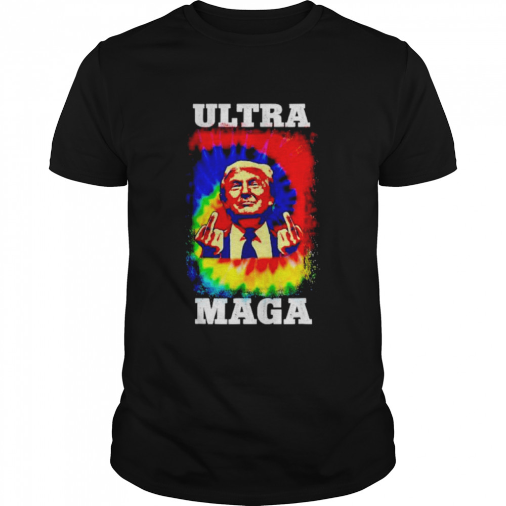 Ultra Maga Trump Bleach Tie Dye Classic Men's T-shirt