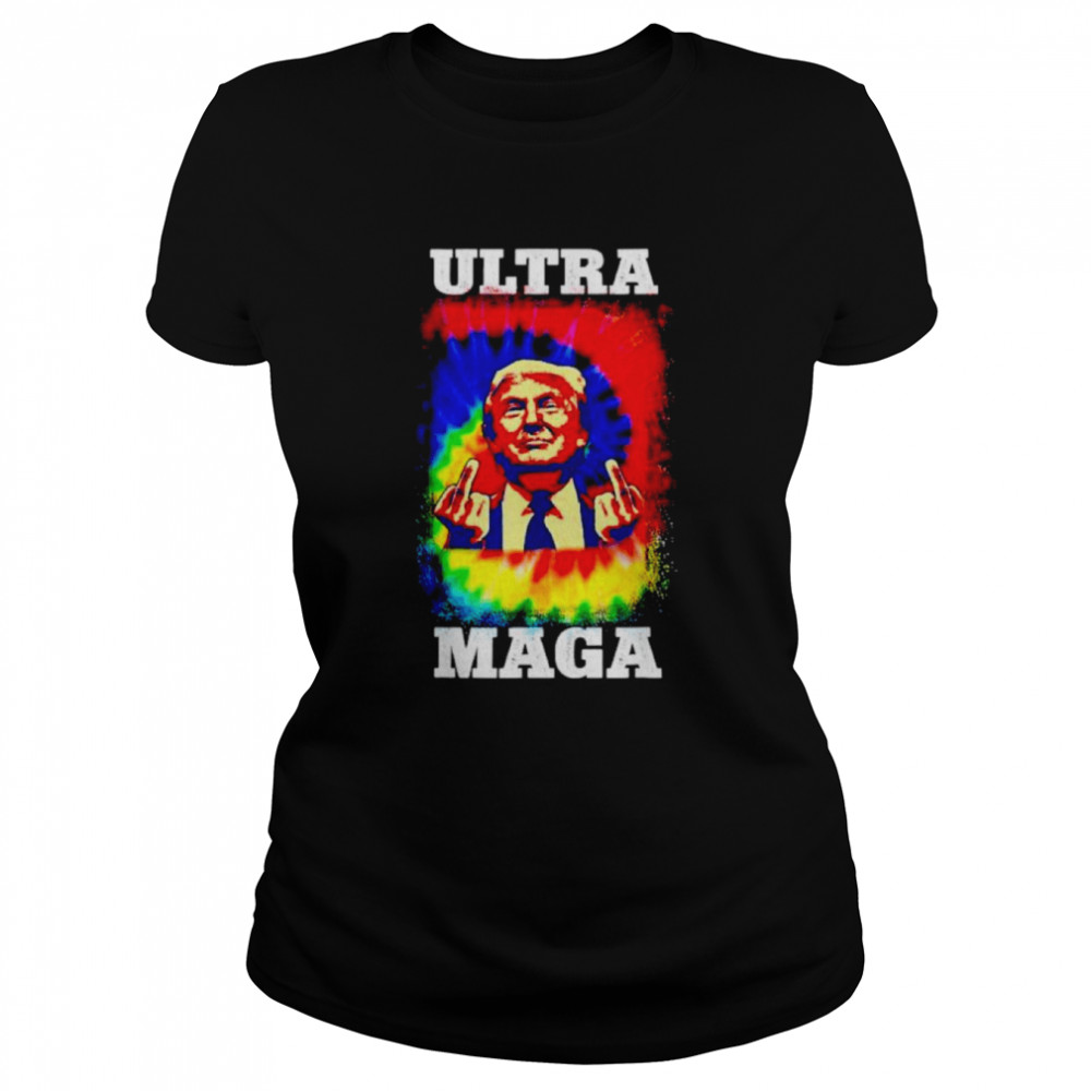 Ultra Maga Trump Bleach Tie Dye Classic Women's T-shirt