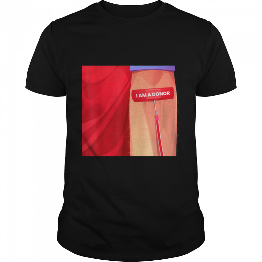 Blood Donation Team Type A B O AB Fun World Blood Donor Day T- B0B1BRLDGK Classic Men's T-shirt