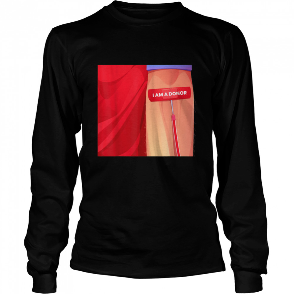 Blood Donation Team Type A B O AB Fun World Blood Donor Day T- B0B1BRLDGK Long Sleeved T-shirt