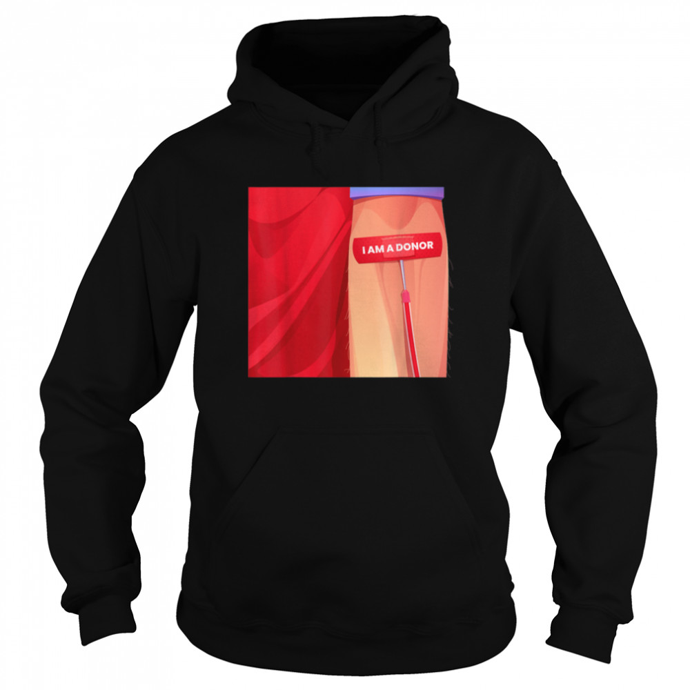 Blood Donation Team Type A B O AB Fun World Blood Donor Day T- B0B1BRLDGK Unisex Hoodie