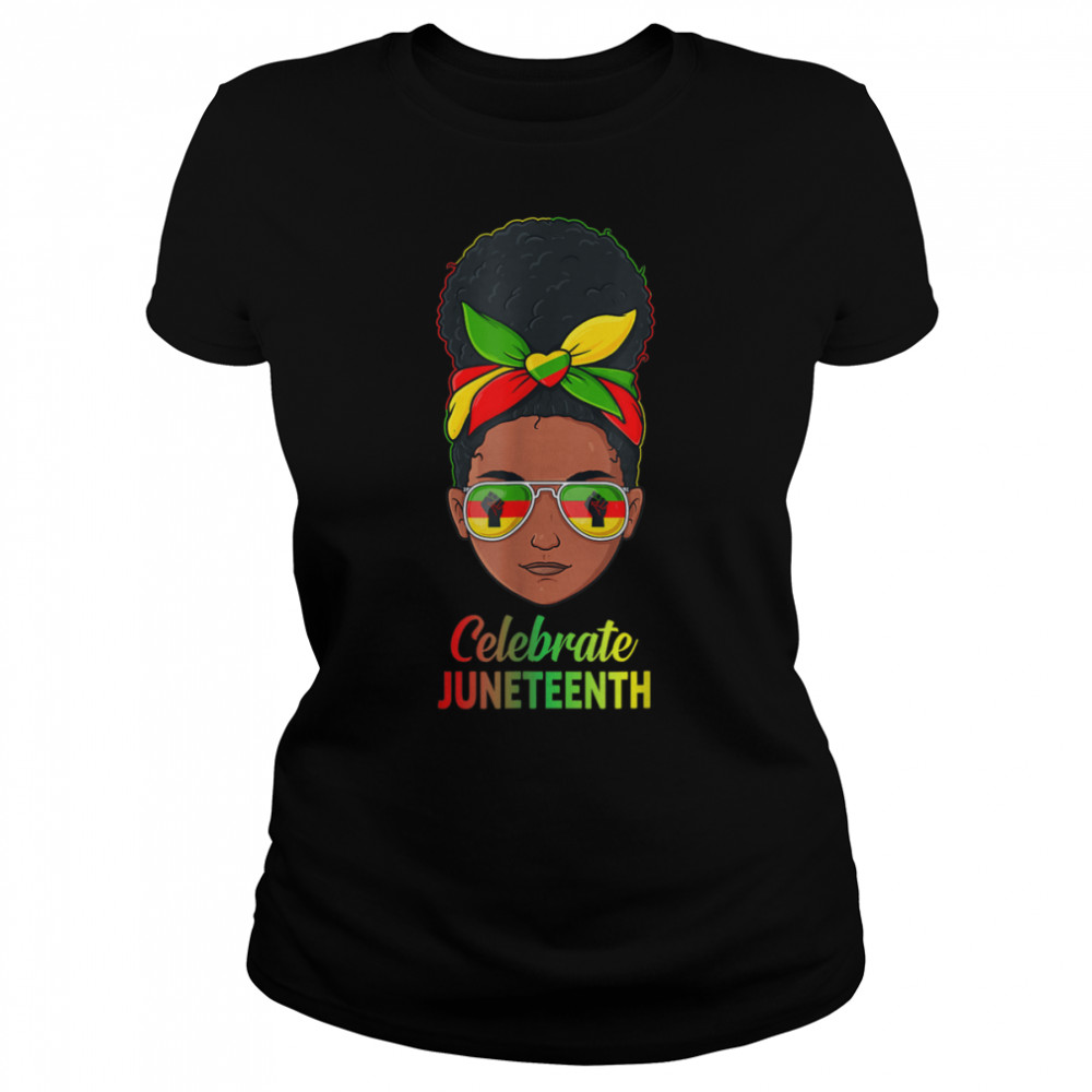 Celebrate Juneteenth 1865 Black Women Freedom T- B0B1BR176J Classic Women's T-shirt