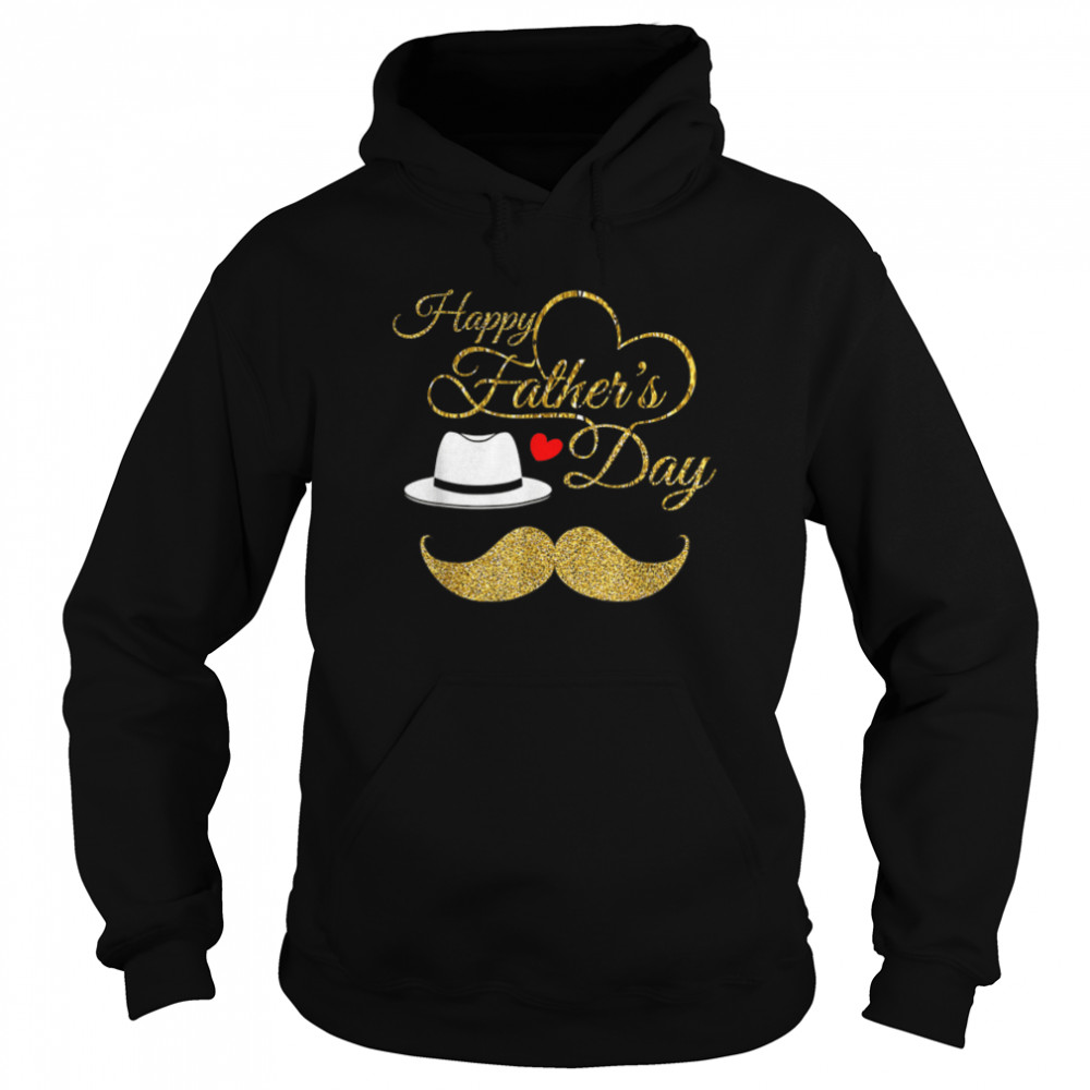 Happy Father's Day 2022 For Men Dad Grandpa Gold Love T- B0B1BQN2BP Unisex Hoodie