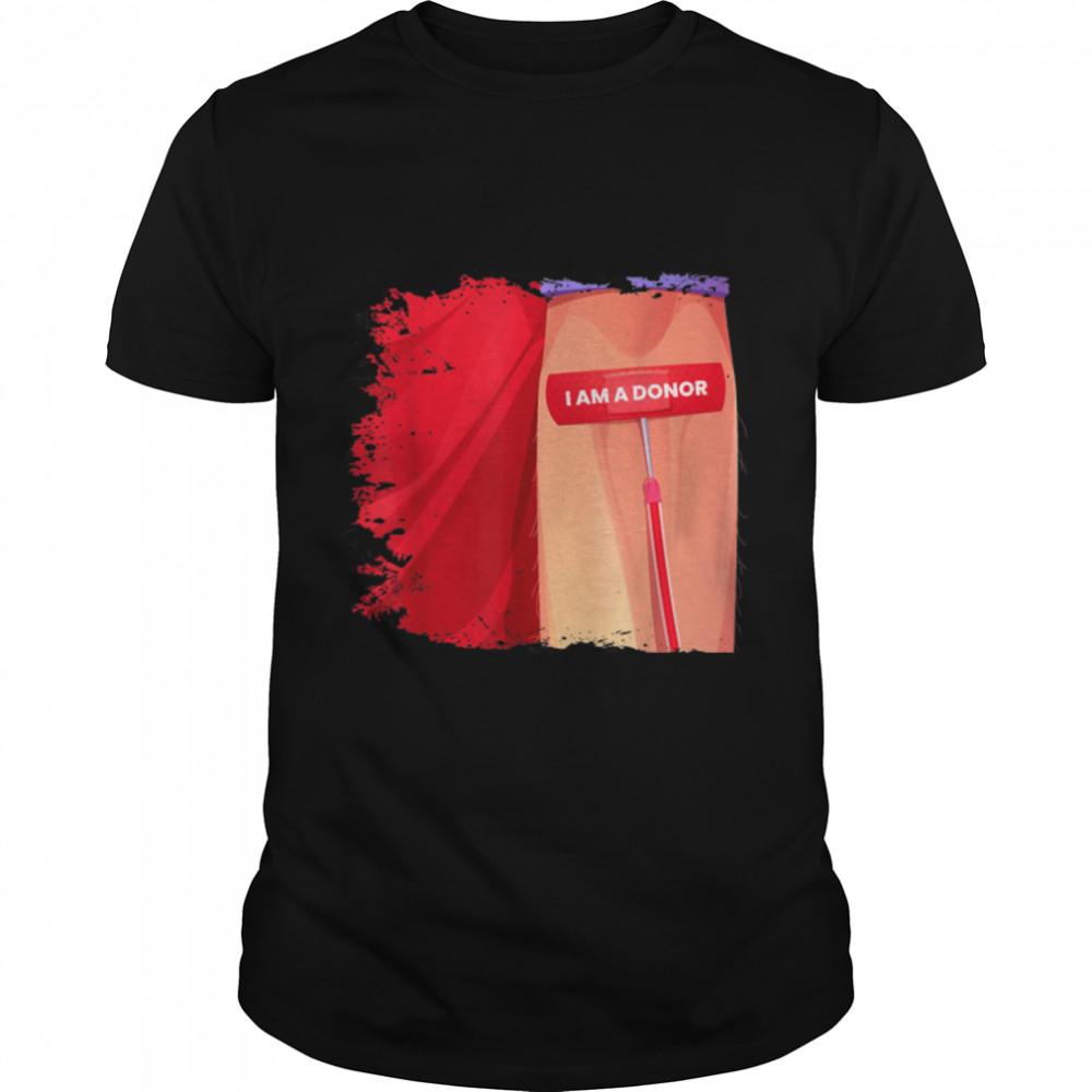 World Blood Donor Day Phlebotomy Heartbeat Type Phlebotomist T-Shirt B0B1BQN8ZJ