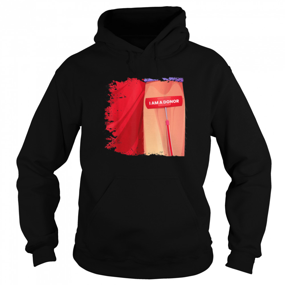 World Blood Donor Day Phlebotomy Heartbeat Type Phlebotomist T- B0B1BQN8ZJ Unisex Hoodie