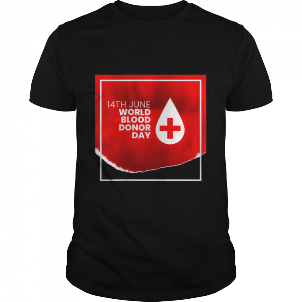 World Blood Donor Day Phlebotomy Pocket Type Phlebotomist T- B0B1BYGJW9 Classic Men's T-shirt