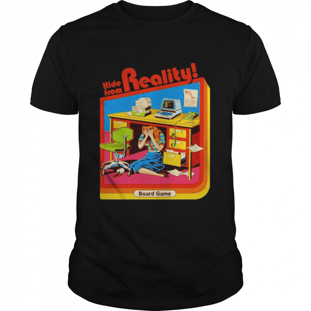 Hide From Reality Board Game  Classic Men's T-shirt