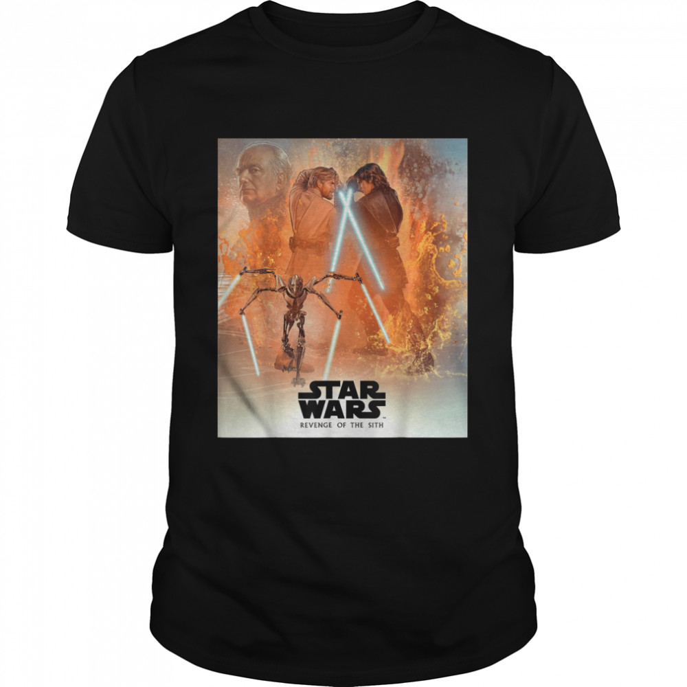 Star Wars Celebration Mural Revenge of the Sith Logo T-Shirt 
