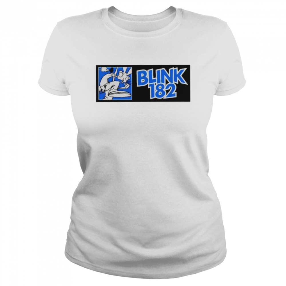daarna vandaag Monet Blink 182 Skankin Bunny Ringer shirt - T Shirt Classic