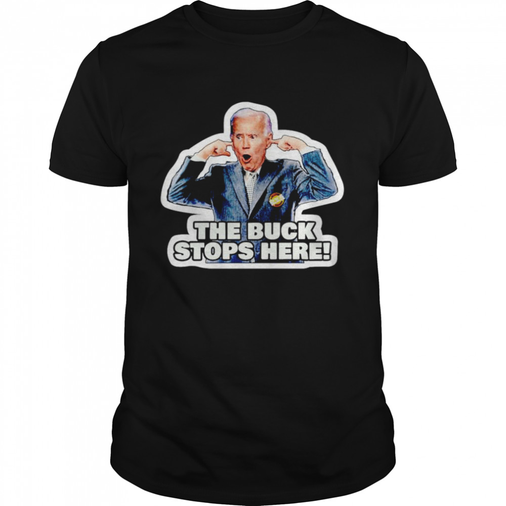joe Biden the buck stops here shirt Classic Men's T-shirt
