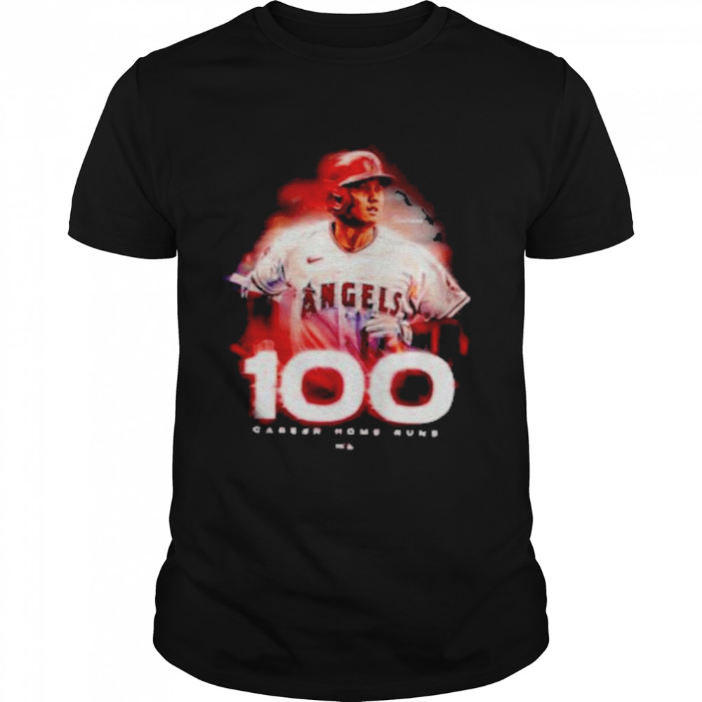 Congratulations Shohei Ohtani 100 Career Home Runs MLB  Classic Men's T-shirt